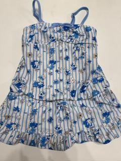 女の子用水着　花柄ワンピース 140cm