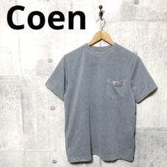 Coen コーエン メンズ ポケT Tシャツ M チャコールグレー