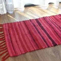 レトロな手作りの綿生地,タッセル,室内装飾用の吸収性フロアエリア