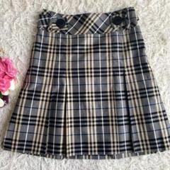 美品 BURBERRY BLUE LABELスカート ノバチェック プリーツ