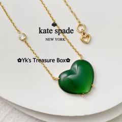 未使用級 kate spade ネックレス ゴールド 緑 ビーズ 大ぶり 未使用級 kate spade ネックレス ゴールド 緑 ビーズ 大ぶり