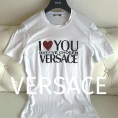 サマーセール ミニグランド バンドル VERSACE 可愛いすぎるヴェルサーチTシャツハート白ティー トップス