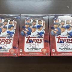 MLB 2024 TOPPS 未開封　3box