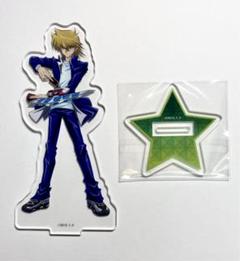 遊戯王 あたりツキ 缶バッジ ラスト賞 アクリルスタンド 城之内克也