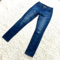 ✰スキニーデニムパンツ ウォッシュ加工
