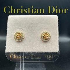 正規店仕入れの 2617-3 人気✨DiorピアスCD ロゴ希少 アクセサリー