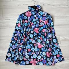 LEONARD 花柄ハイネックセーター 42 美品近年タグ 希少サイズ42 レオナール ハイネック 長袖シャツ