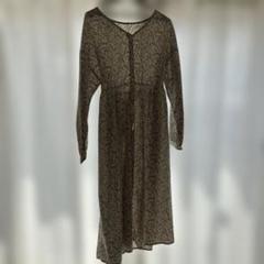 花柄ロングワンピース レトロガールMのサムネイル