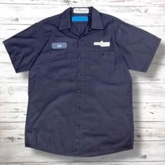 cintas 半袖シャツ シンプルデザイン M ネイビー0944