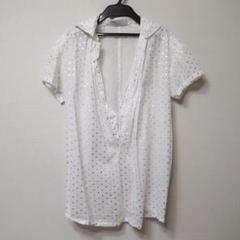 TOGA PULLAシースルーシャツ 半袖 ライトブルー ⭐︎クリーニング済み TOGA PULLAシースルーシャツ 半袖 ライトブルー
