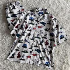 美品KEBOZ セットアップシャツハーフパンツ野球ホワイトXL