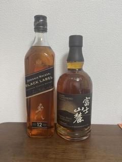 ウイスキー　富士山麓　ジョニー黒　2本セット ウイスキー 富士山麓 ジョニー黒 2本セット - メルカリ