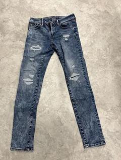 AMERICAN EAGLE ダメージスキニーデニム 29 x 30