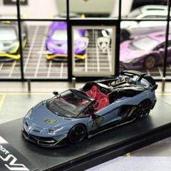 【激レア】ランボルギーニアヴェンタドールSVJ ミニカー1/64 屋根開閉可能 激レア】ランボルギーニアヴェンタドールSVJ ミニカー1/64 屋根
