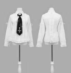 DimMoire ディムモアール　zip シャツ DimMoire/ZIPシャツ/White - メルカリ