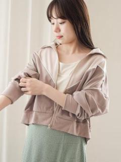 Jumelle ジュメロ 配色ジャージブルゾン #2カラー