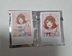 花海佑芽　ミニフォトカード　サイン　学園アイドルマスター