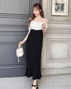 cherimi プリーツスカートシャツワンピース one way ワンピース シャツワンピース ネクタイ付きプリーツ
