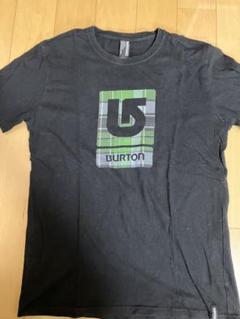 BURTON バートン　チェック柄ロゴ Tシャツ ブラック　k2