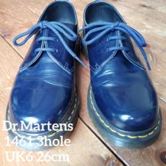 Dr.Martens 3ホール UK6 26cm　希少ネイビー Dr.Martens 3ホール UK6 26cm 希少ネイビー - メルカリ