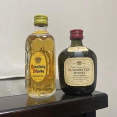 サントリー　オールド水墨画ラベル　ミニチュアボトル【希少】 サントリー オールド水墨画ラベル ミニチュアボトル【希少】
