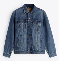 未使用品ZARA、デニムジャケット、ウエスト調節可能、Sサイズ 新品】ZARA、デニムジャケット、ウエスト調節可能、Sサイズ