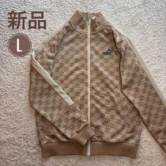 PUMA トラックジャケット　モノグラム　三笘着用モデル　新品未使用品　Lサイズ PUMA トラックジャケット モノグラム 三笘着用モデル 新品未使用