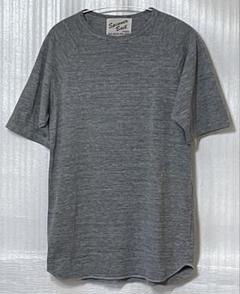 90s Old 日本製 Spinner Bait スピナー 鹿の子半袖Tシャツ灰