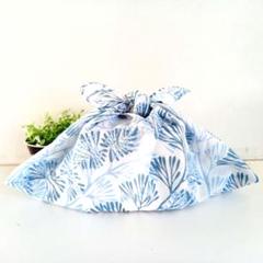 あずま袋◆手拭い◆エコバック◆コンビニバック◆ハンドメイド【リーフシルエット】