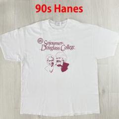 90s　メキシコ製　Hanes　シングルステッチ　Tシャツ　カレッジ　XXL