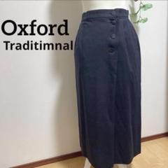 OXford オックスフォード スカート ネイビー レディース L