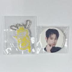 INI 木村柾哉 XQUARE ミニアクスタ キーホルダー トレカ 缶バッジ INI XQUARE 木村柾哉 カプセルトイ キーホルダー&ミニ缶バッジ