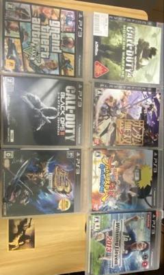 PS3ゲームソフトセット（GTA, COD, ナルト）PS4ゲームソフトセット