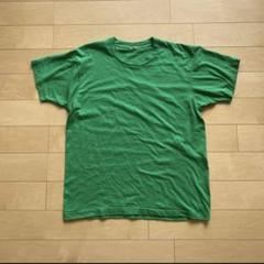 ✨人気✨ 80s 無地 Tシャツ ブランク グリーン USA製 短丈 y2k