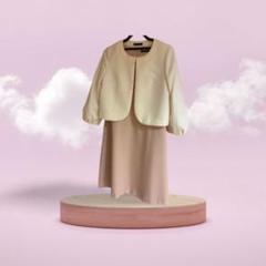 【美品】【ほぼ未使用】フォーマルスーツ 結婚式 七五三 セレモニー ワンピース