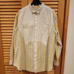 最大10%OFFクーポン Ne-net 鍵 モチーフ デザイン 白 コットン OX BDシャツ N389 トップス