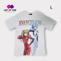 新世紀エヴァンゲリオン 綾波レイ 惣流・ラングレー Tシャツ ホワイトL