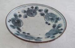 市野吉記さん コウホ窯 丸皿 約14cm 青色花模様 - メルカリ