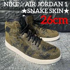 NIKE☆AIR JORDAN 1☆PREM★SNAKE SKIN★26cm