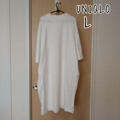 UNIQLO オーバーサイズTワンピース（5分袖） L