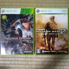 XBOX360ソフト　ドラゴンズドグマ&コールオブデューティモダンウォーフェア2
