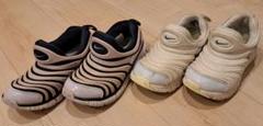 【NIKEダイナモフリー20cm2足】 パープル/ネイビー ホワイト スニーカー
