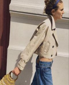 2025年最新】zara トレンチ クロップドの人気アイテム - メルカリ