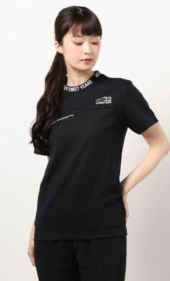 SY32 ブラック Tシャツ Mサイズ　モックネック