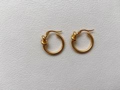 タイフープピアス フープピアス ゴールド ピアス