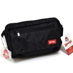 新品 Wendy's ショルダーバッグ ナイロン ブラック 黒 ウェンディーズのサムネイル