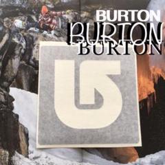 BURTON バートンUS限定ICON型抜きダイカットステッカーblack
