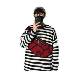 Lサイズ　人気品　新品　高品質　 オシャレ セーター ニットのサムネイル