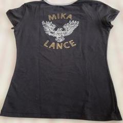 ミカノ　ミカランセ　MIKA LANCE ブラックTシャツ