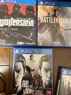 ps4 PS4バトルフィールド1ウルフェンシュタイン龍が如く極セット